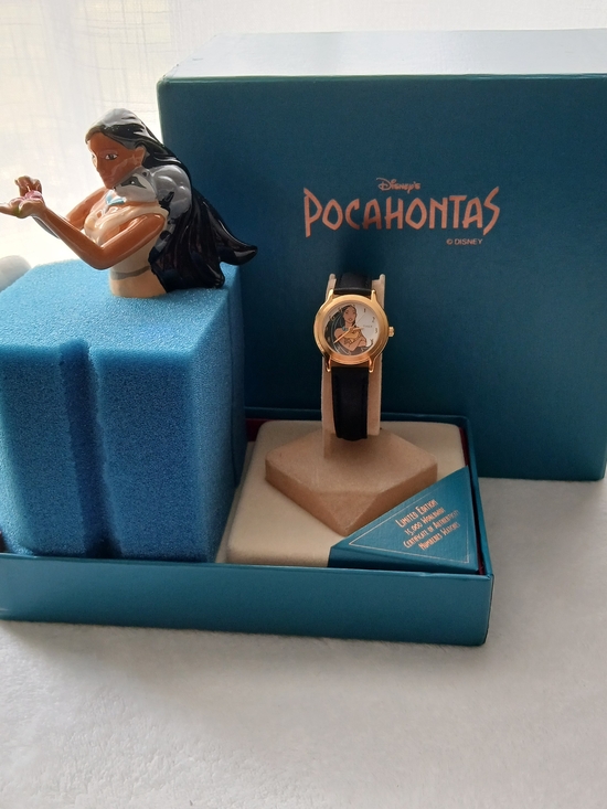 Disney Other - VINTAGE 1995 Disney Pocahontas Timex Watch + Ceramic Figurine BRAND NEW!